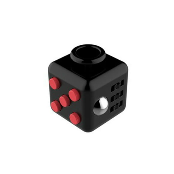 Cube Noir Rouge anti-compression Jouet de Décompression, Convient aux Adultes et aux Enfants, Divertissement Décompression, Ensoleillé