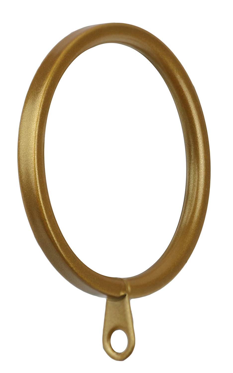 Meriville 28 pcs Gold 2 Inch Inner Diameter Metal Flat Curtain Rings