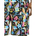thumbnail image 3 of Toucan Print Swim Trunks Black 3XLT, 3 of 5