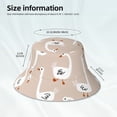 thumbnail image 5 of Balery White Goose Sun Hats for Men Women Bucket Hat UPF 50+ Buckey Hat Boonie Hat Foldable UV Protection Hiking Beach Fishing Summer, 5 of 9