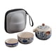 thumbnail image 1 of Juego de tetera china, tetera china, regalo de inauguración de la casa con tapa, juego de té de cerámica portátil, Tetera de cerámica para sala de té 2 tazas, 1 of 9