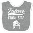 thumbnail image 3 of Inktastic Future Track Star Boys Sports Hurdles Boys or Girls Baby Bib, 3 of 4
