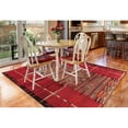 thumbnail image 6 of Liora Manne Marina Tribal Stripe Indoor Outdoor Area Rug Red, 6 of 10