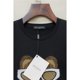 thumbnail image 4 of Balma1n Camiseta De Hombre Con Cuello Redondo De Algodón Bordado De Oso De Manga Corta S-4XL, 4 of 4