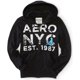 thumbnail image 1 of Aeropostale - Sudadera con capucha y cremallera completa para hombre, color negro, XS Aeropostale Sudadera, 1 of 1