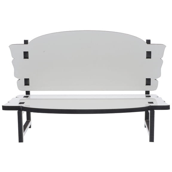 ETHZZLE Sublimation Memorial Keepsake Decorative Style White Chair Shape for Party Decor 1Pack