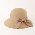 thumbnail image 2 of OJSFQUFP Women Beach Hat Summer Straw Sun Hat Fashion Wide Brim Straw Sun Hat, 2 of 5