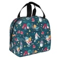 thumbnail image 2 of Easygdp Garden Gnomes In Flower Bolsa Térmica Premium - Tela Oxford Impermeable, Gran Capacidad, Bolsillo Frontal, Unisex para Trabajo, Escuela, Actividades al Aire Libre y Picnics, 2 of 8