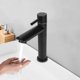 thumbnail image 5 of Bathroom Sink Faucet Cold Water Basin Faucet Matte Black Stainless Steel, 5 of 5