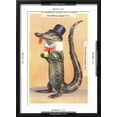 thumbnail image 5 of Art.com Alligator in Top Hat Art Print, Black Frame Wall Art, 17" x 23", 5 of 5