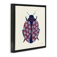 thumbnail image 4 of Stupell Industries Rose Blooming Beetle Insects Painting Black Floater Framed Canvas Art Print Wall Art, 18 x 18, 4 of 10
