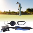 thumbnail image 4 of IWMango Blue Multi Functional Durable Double Side Golf Club Groove Cleaner Cleaning Brush Tool Accessory, 4 of 13