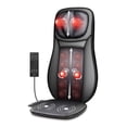 thumbnail image 1 of Snailax Shiatsu Neck Back Massager with Heat, Deep Tissue Massage Chair Pad, Gel Modes Seat Massage Cushion, Gifts, 1 of 6