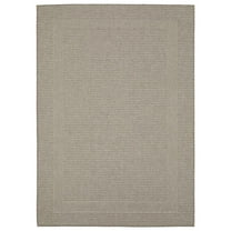 Oriental Weavers Caicos Indoor/Outdoor Rug - CA05A - 5'3" x 7'3" - in Grey/ Light Grey - Classic Casual Style, Water, Stain and Fade Resistant, Hose Clean, Patio, Outdoor Living Area Rug