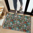 thumbnail image 2 of Multicolor Bigfoot and Text Pattern Door Rugs,Washable Non Slip Door Mats Indoor,Decorative Door Mats,Entry Mat Indoor for Entrance,Bedroom,Kitchen,Bathroom,20"x32", 2 of 6