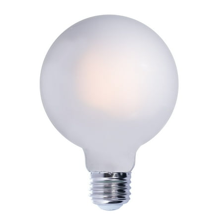 

Bulbrite Pack of (2) 8.5 Watt Dimmable Milky Glass G40 LED Light Bulbs with Medium (E26) Screw Base 2700K (Warm White Light) 800 Lumens