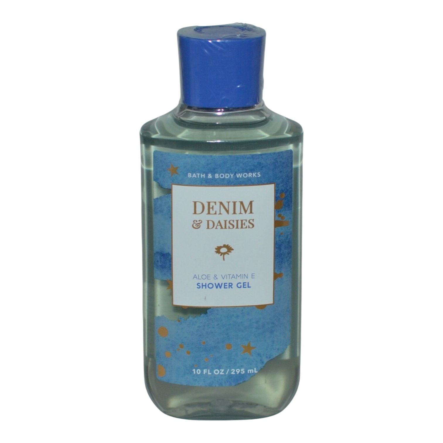 Bath and Body Works Denim & Daisies Shower Gel Wash with Aloe & VItamin E (10 FL OZ / 295 mL)