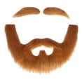thumbnail image 1 of Barba postiza divertida y vello facial falso para Halloween, Navidad, fiestas, cosplay amarillo, 1 of 9