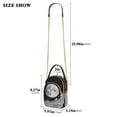 thumbnail image 2 of FORMRS Crossbody Bag for Women Quilted Travel Shoulder Cell Phone Purse with Chain Strap Handbag, Black Moon, 2 of 7