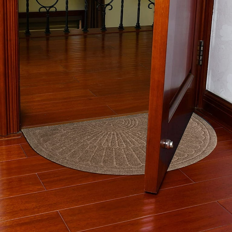 Semi Circle Home Indoor Doormat Indoor Super Absorbs Doormat Non Slip Door  Mat for Small Front Door Inside Floor Dirt Trapper - AliExpress