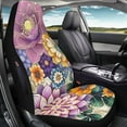 thumbnail image 5 of Binienty Mexico Car Seat Covers Front Seats Only Dahlia Floral Auto Side Air Bag Compatible Seat Covers for Women Girly Automotive Accessories, 5 of 8