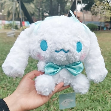 11.8in Cute Cinnamoroll Bow Doll Toy Soft Plush Stuffed Toys Girls Kids Christmas Birthday Gift, 30*22cm