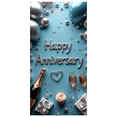 thumbnail image 1 of Happy Anniversary Day Banner Backdrop Decoration Celebration Party Supplies Balloon Gift Cupcake Display Event Background Decor Scene, 1 of 4
