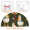 thumbnail image 4 of Sikiie Mallard Ducks Wild Birds 30-48 inches {designName} Print Christmas Tree Skirt Snowman Xmas Tree Skirt with Edge Christmas Decorations for Holiday Party-30", 4 of 7