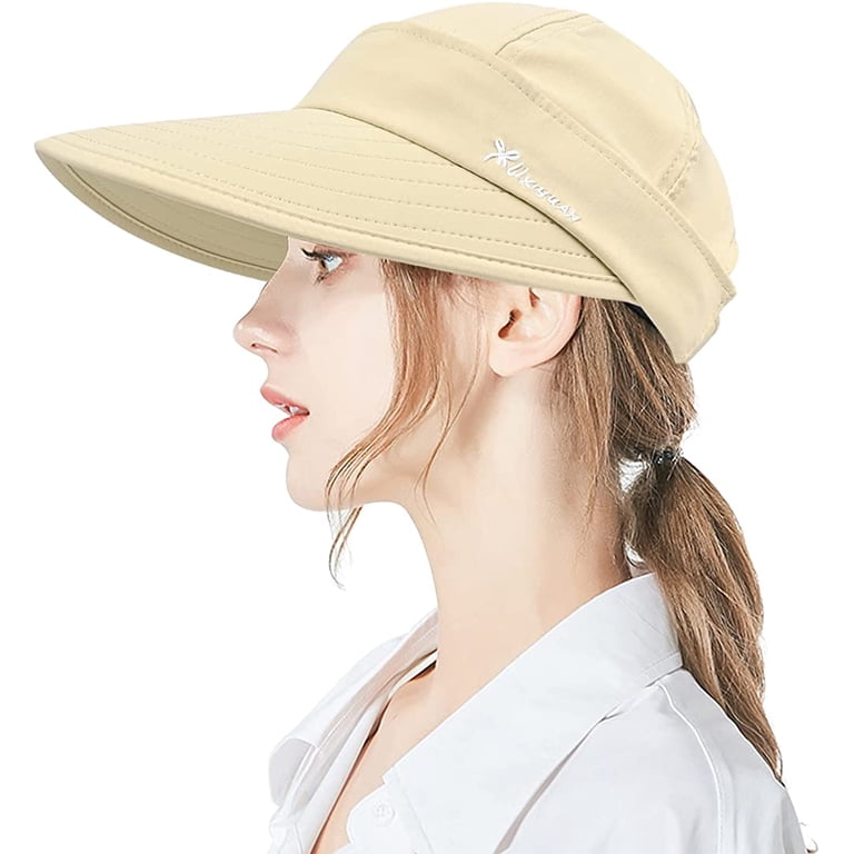 Ponytail Sun Hats for Women, 2 in 1 Zip-Off Uv Protection  display picture 2