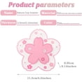 thumbnail image 2 of 3 posavasos con diseño de sakura, posavasos con diseño de flor de cerezo kawaii, posavasos antideslizantes bonitos, posavasos de café rosa kawaii, 2 of 6