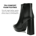thumbnail image 4 of Journee Collection Womens Marnnie Pointed Toe Platform Ankle Booties, 4 of 6