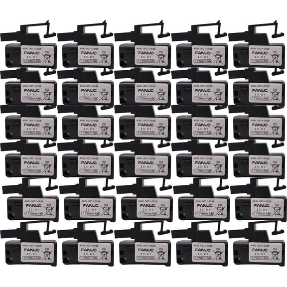 30 PCS 3V 1750mAh A98L-0031-0026 Battery For GE Fanuc A98L-0031-0026 / A02B-0309-K102 3 Volt PLC Battery