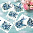 thumbnail image 5 of 6pcs Diamond Painting Kit Greeting Card, Pretty Butterfly 5D DIY Diamond Handmade Holiday Greeting Card with Envelope, Christmas Gift Congratulation, 5 of 7