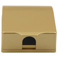 thumbnail image 1 of 1 pieza, caja de enchufe impermeable con patrón cepillado dorado champán, protector contra salpicaduras, protector de interruptor para Baño, 1 of 5