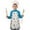 White Highland Cow, variant on White Buffalo Pattern Kids Aprons for Girls and Boys,Adjustable Neck Strap Toddler Aprons for Kids Cooking Baking