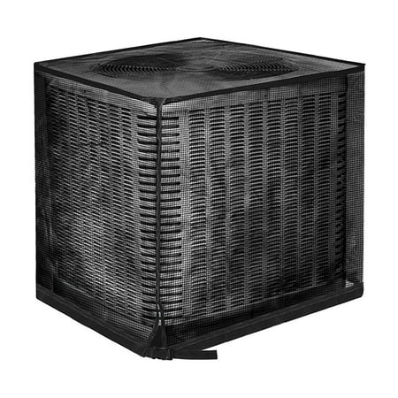 

Mesh air conditioner cover Central air conditioner anti-falling leaf full cover
