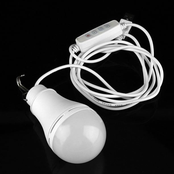 Greensen 5V USB LED ampoule lampe de secours pour le camping en plein air  randonnée lecture à la maison, ampoule rechargeable d'urgence, ampoule LED  
