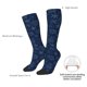 thumbnail image 4 of Fotbe Snowflake Dark Blue Calcetas Divertidas Estampadas para Hombre y Mujer, Calcetas de Algodón hasta la Rodilla para Caminar, Correr, Enfermería y Embarazo, 4 of 6