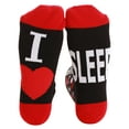 thumbnail image 2 of Just Love Womens Novelty Socks 6986-10713-OS (I Heart Sleep - Red), 2 of 2