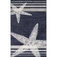 thumbnail image 6 of nuLOOM Thomas Paul Starfish and Striped Area Rug, 4' x 6', Starfish Blue, 6 of 10