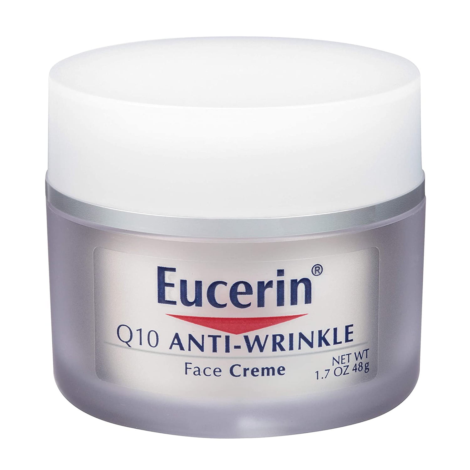 Eucerin Face Cream Anti Wrinkle Moisturize Skin Alcohol Free, 1.7oz, 9-Pack