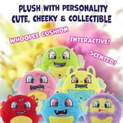 Fart Monsters Tootles 16 Scented Plush Toy with Self-Inflating Whoopee Cushion – Kiwi Scent Funny Fart Plush, Novelty Gag Gift, Collectible Toy for Kids & Adults