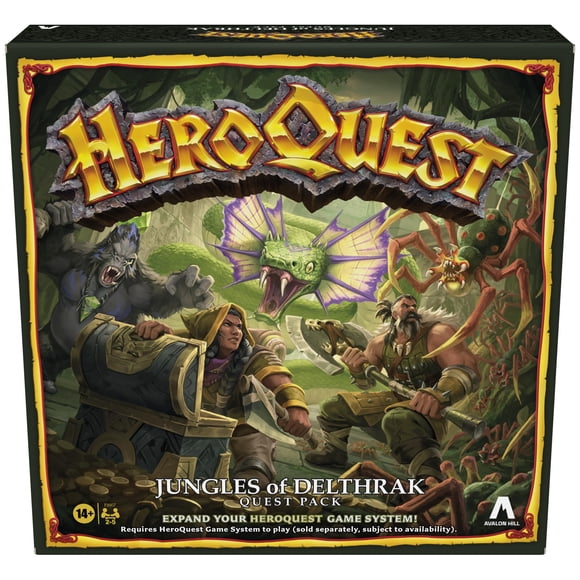 Paquete de expansión Avalon Hill HeroQuest Jungles of Delthrak