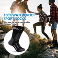 thumbnail image 4 of Alpen Bears Waterproof Hiking Socks for Women & Men - Waterproof, Breathable, Thick Hiking Socks w/Neoprene Keeping Feet Dry & Comfortable in All Conditions - Great for Hiking, Outdoors, Skiing, 4 of 4