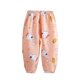 thumbnail image 1 of Odeerbi 1-6 Años Niños Niñas Pantalones de Chándal Conejito Estampado Pantalones de Chándal Pantalones Cortos Transpirables Sueltos, 1 of 3