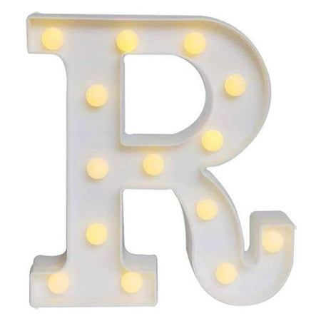 

Sunnyglade White Marquee LED Alphabet Lights Arabic Numerals Lights for Party Home Bar Wedding Decor