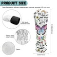 thumbnail image 6 of Yuyamidu Colorful Butterfly Golf Club Head Covers PU Leather Golf Head Covers Driver Covers Flowers Golf Headcover Fariway Wood Headcover Hybrid Covers, 6 of 8