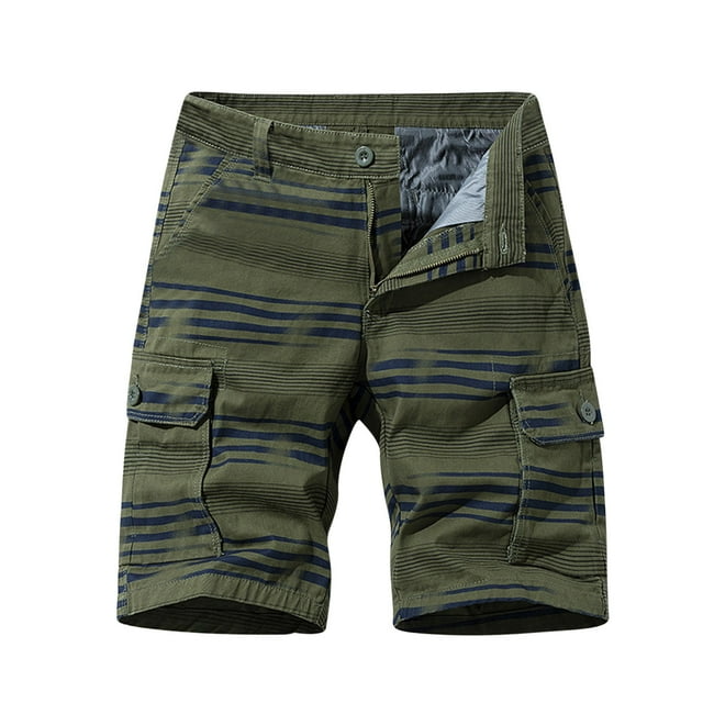 Birdeem Mens Plus Size Cargo Shorts Multi-Pockets Relaxed Summer Beach Shorts Pants