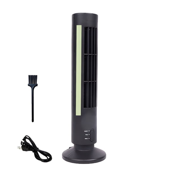 HIBIBUD 28 Inch Tower Fan with Dual Fans, 110 Degree Oscillating Fan for Bedroom, Quiet Tower Fan with 3 Speeds, Auto Off Timer, Energy Efficient Air Circulator for Living Room Office, Black