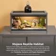 thumbnail image 4 of New Age Pet® ECOFLEX® Small 24" Wide Reptile Enclosure, Glass Front Terrarium, 4 of 11